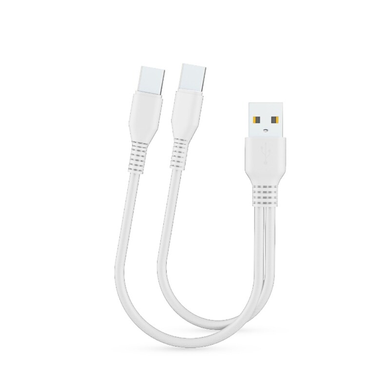2 in 1 micro usb c cable type c cables fast charge charger cable tablet phone charge cord 2 in 1 dual type c cable