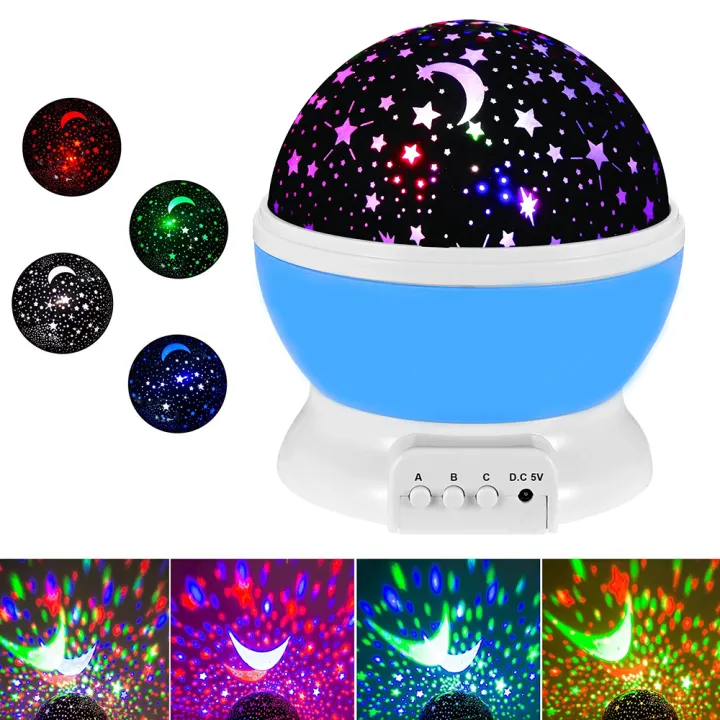 nursery night light star projector