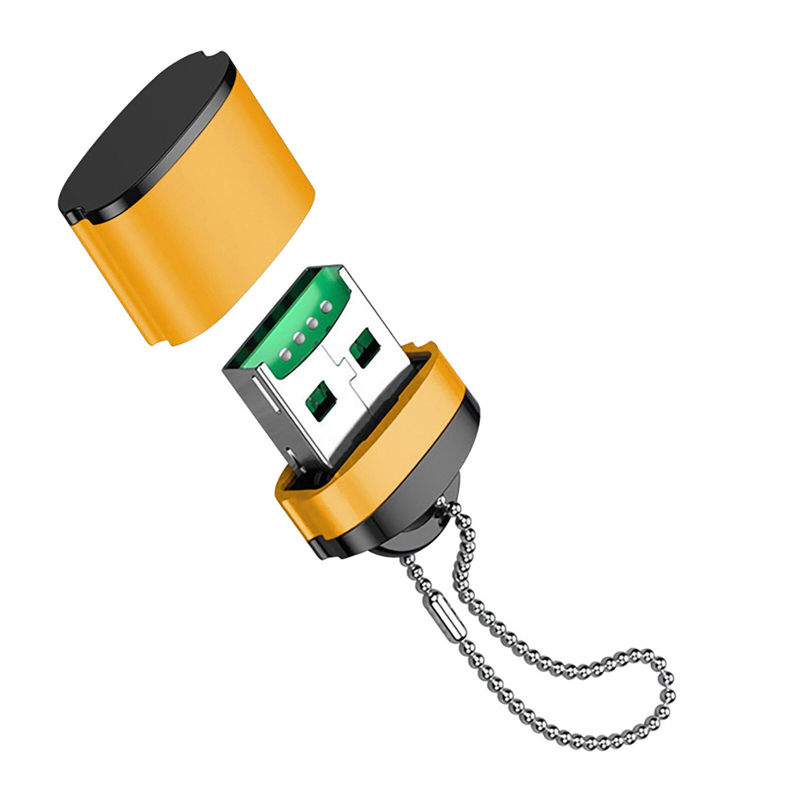 Compact USB Card Reader Driver-free Rust-proof Lightweight Quick USB TF Card Reader for Car