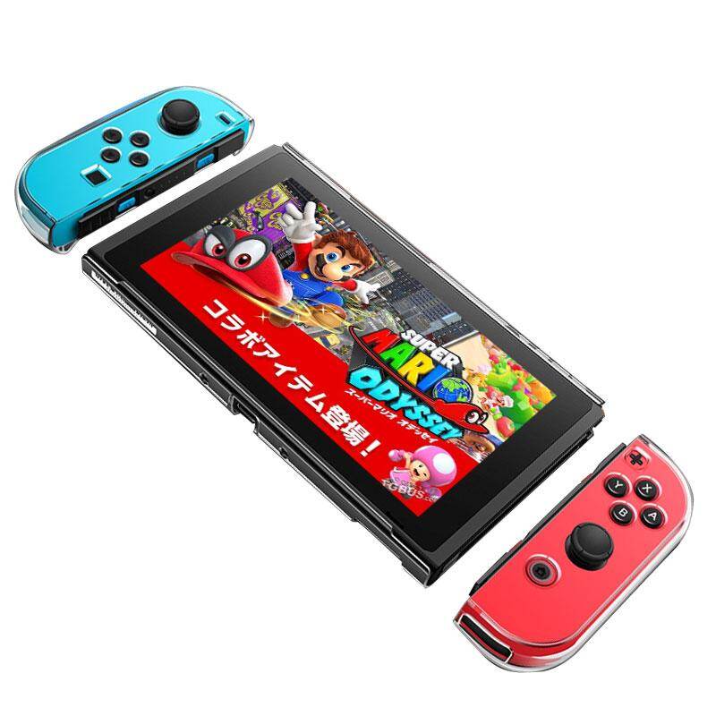 TOPZERO Ốp Bảo Vệ Trong Suốt PC Pha Lê Có Thể Tháo Rời Cho Nintendo Switch NS NX Ốp Lưng Cứng