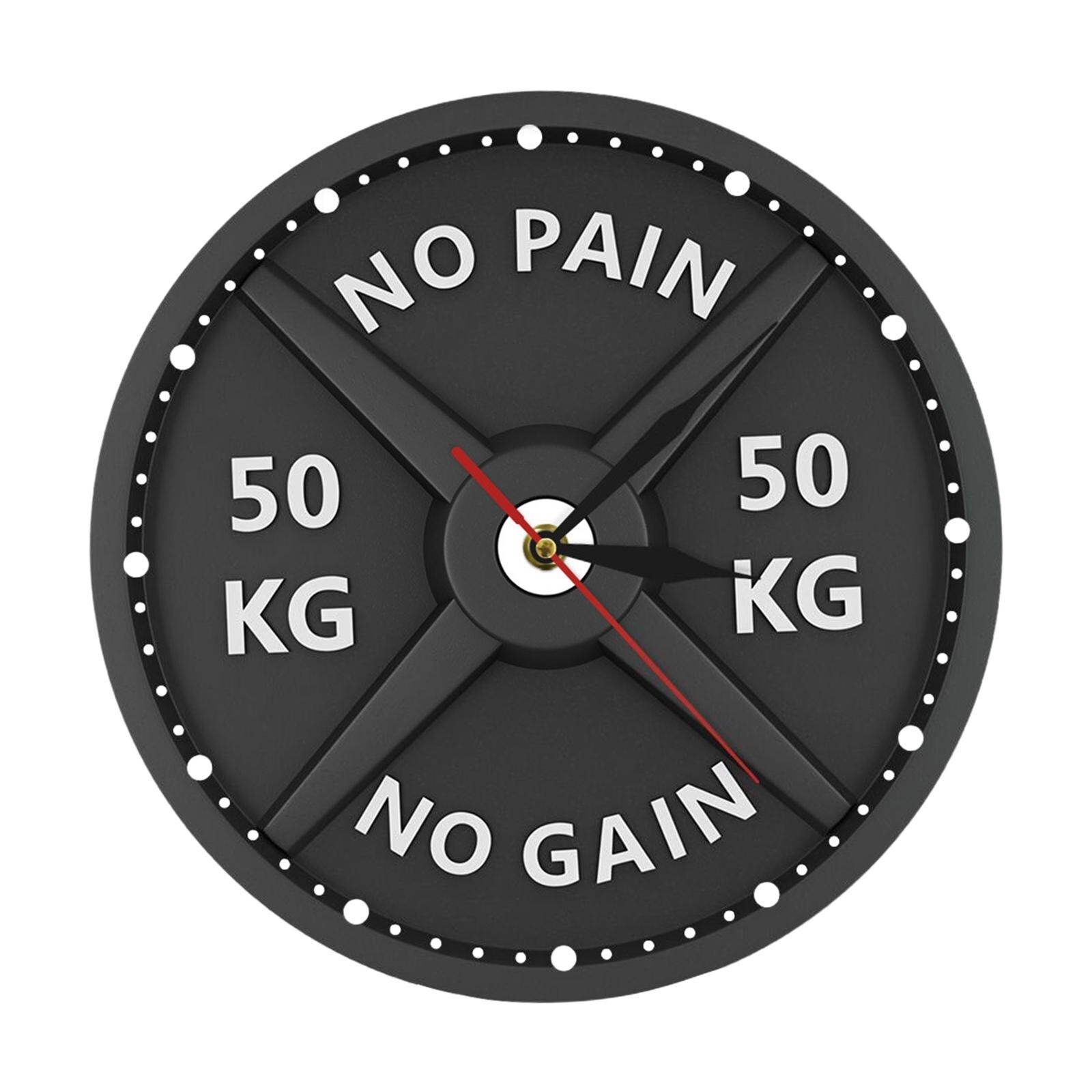 【Fire New】 Gym Wall Clock Decoration