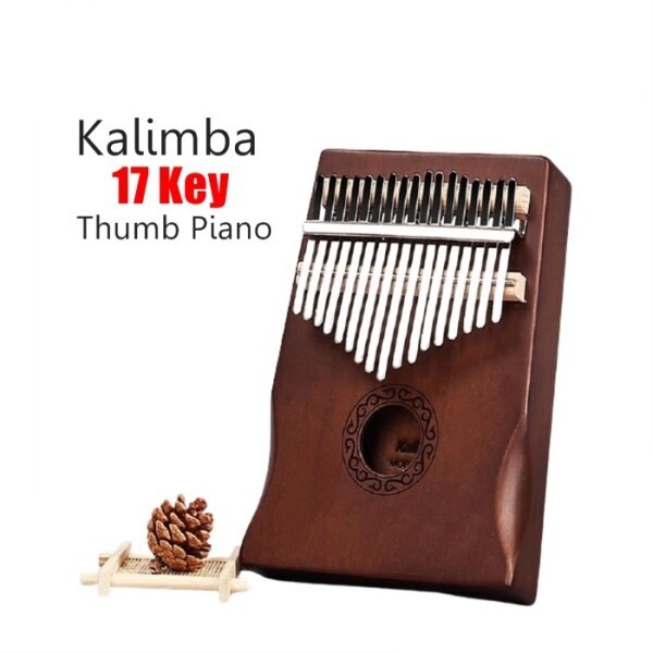 Wooden 17 Keys Acoustic Finger Thumb Piano Kalimba Music Instrument Malaysia