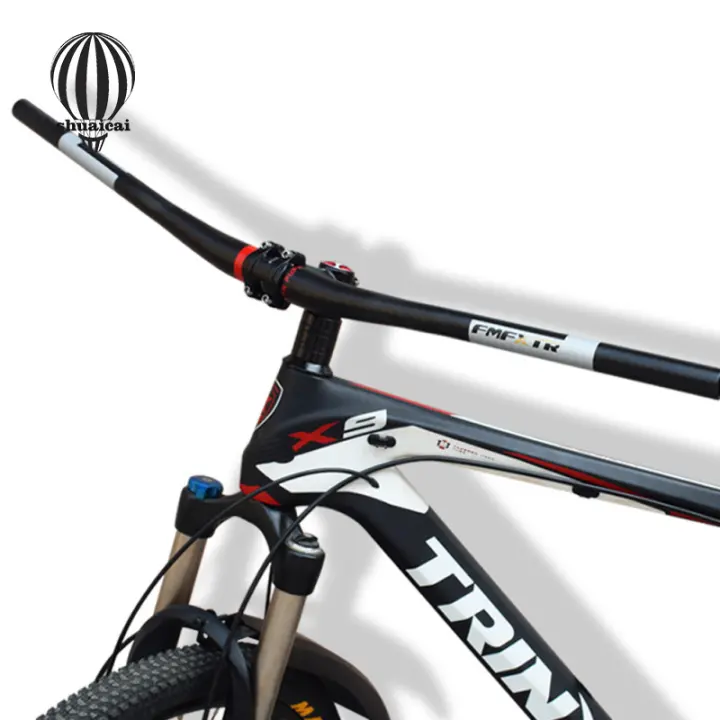 silver mountain bike handlebars