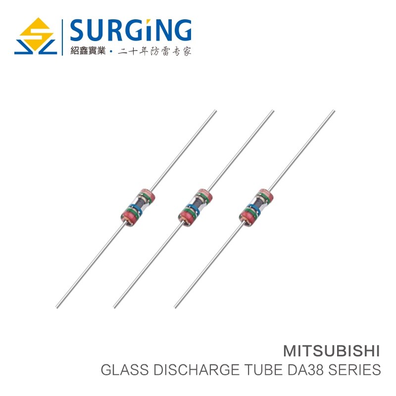 5pcs/lot glass discharge tube da38 102m da38 152m da38 272m da38 302m da38 362m da38 452m surge protective 1000v 2700v 3600v