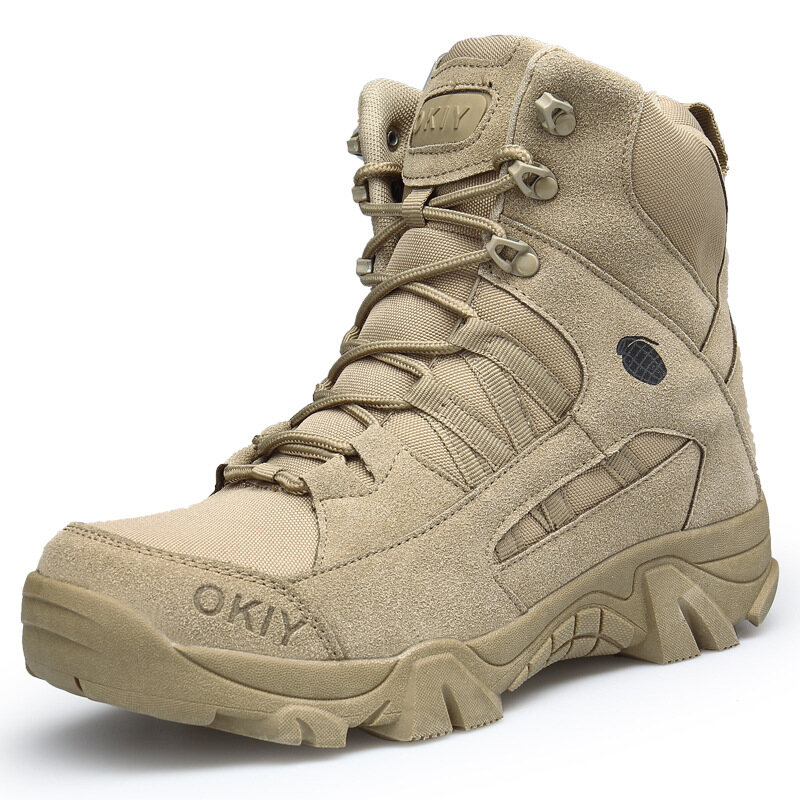 Outdoor Mountaineering Tactical Boots Casual Tactical Boots Breathable High Top Men's Boots