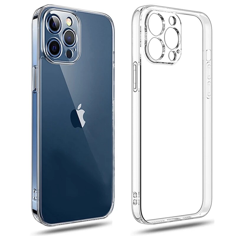 Clear phone case for iphone 14 13 12 11 pro max case silicone soft cover for iphone 13 mini x xs max xr 8 7 6 14 plus se back cover