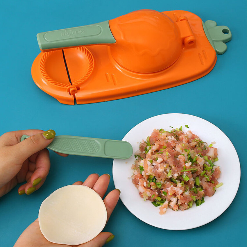 Khuôn Da Bánh Bao 2 Trong 1 Bộ Dụng Cụ Ép Bột Khuôn Làm Bánh Bao Khuôn Da Bánh Bao Ép Thủ Công Dụng Cụ Nhà Bếp Mới Tiết Kiệm Sức Lao Động