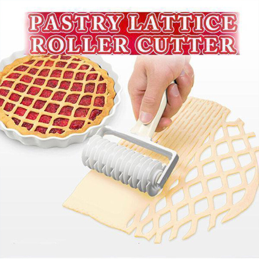 Plastic Mesh Cutter Dough Roller Cutter Pizza Pizza Roller Mesh Cutter Creative Baking Tools
