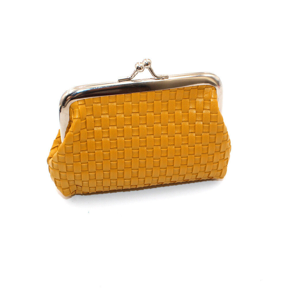 Lady Mini Wallet Card Holder Woven Coin Purse Mini Wallet Purse Coin Purse Wallet Purse Women Wallet