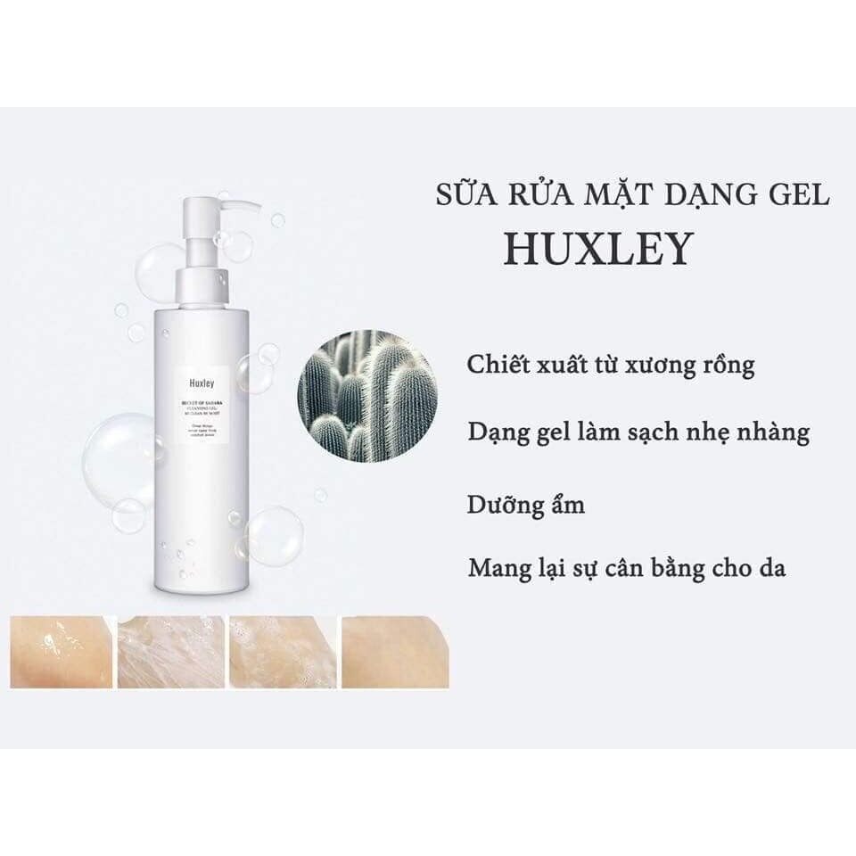 Sữa rửa mặt vòi huxley chính hãng size 200ml