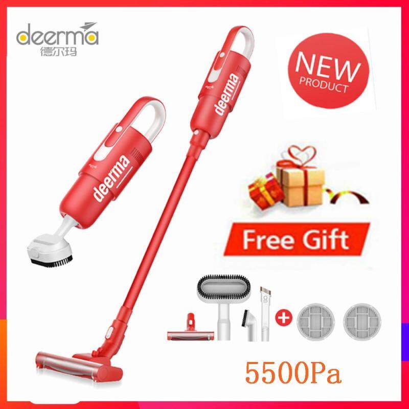 100% Original Deerma DEM - VC21 Lightweight Vacuum Cleaners 5500Pa Household Small Handheld Wireless Vacuum Cleaner for home use Singapore