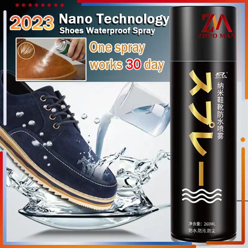 【100% Waterproof】Sneaker Shoe Waterproof Spray 260ml Nano Water ...