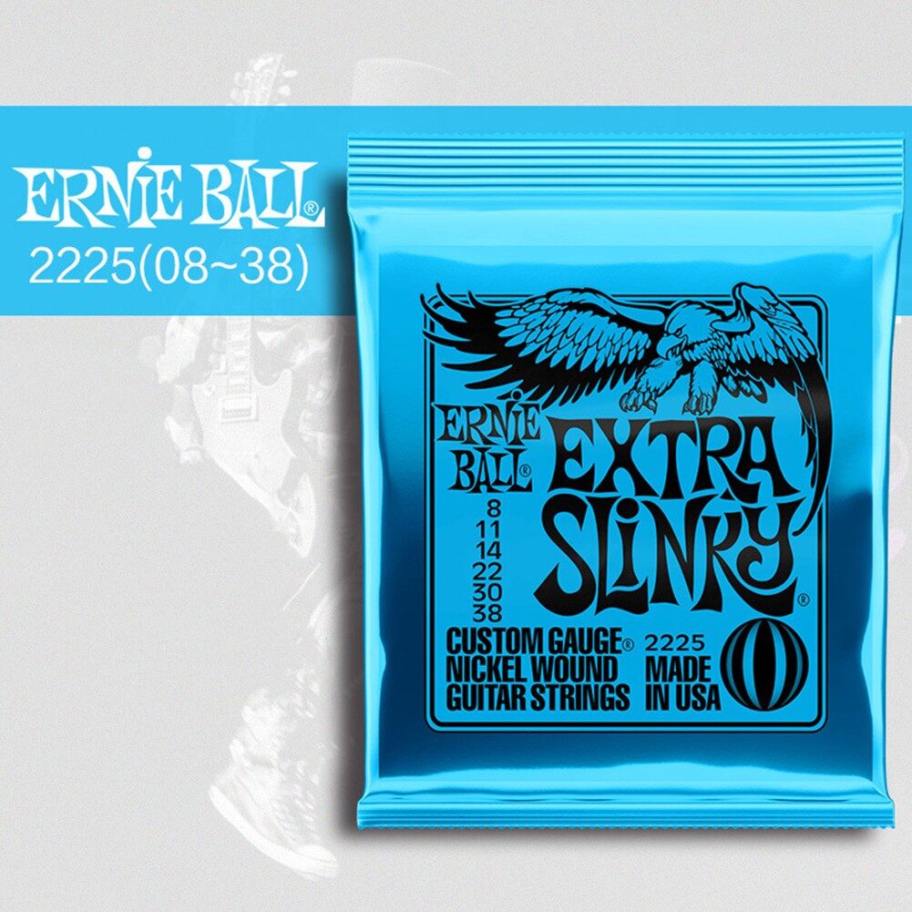 "Ernie Ball Electric Guitar Strings Hybrid and Noteven Slinky Variations"