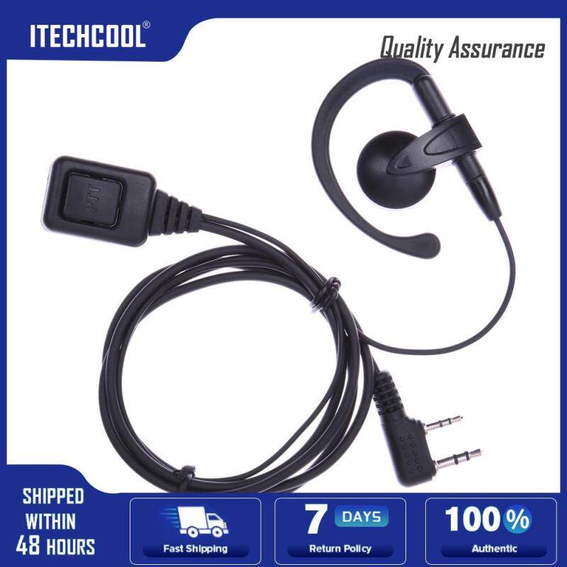 2 Pin PTT Mic Earpiece Headset for Baofeng Kenwood Puxing Wouxun Radio Singapore