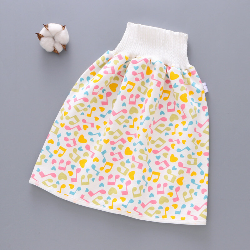 HS Baby diaper skirt waterproof leak-proof diaper training pants baby cotton washable diaper pocket
