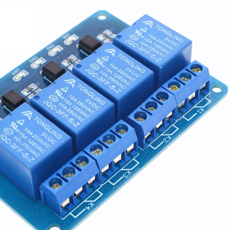 4 channel relay module 4-channel relay control board with optocoupler Relay Output 4 way relay module for arduino