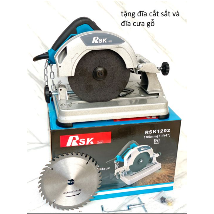 Máy cắt sắt bàn Makita 185mm, công suất 1200w - Máy cắt sắt mini 185mm, máy cắt bàn Makita nhỏ gọn, sử dụng đá cắt 185mm - Bảo hành 12 tháng