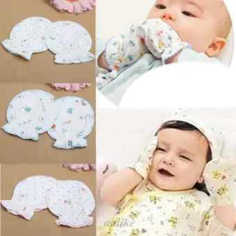 infant scratch mittens