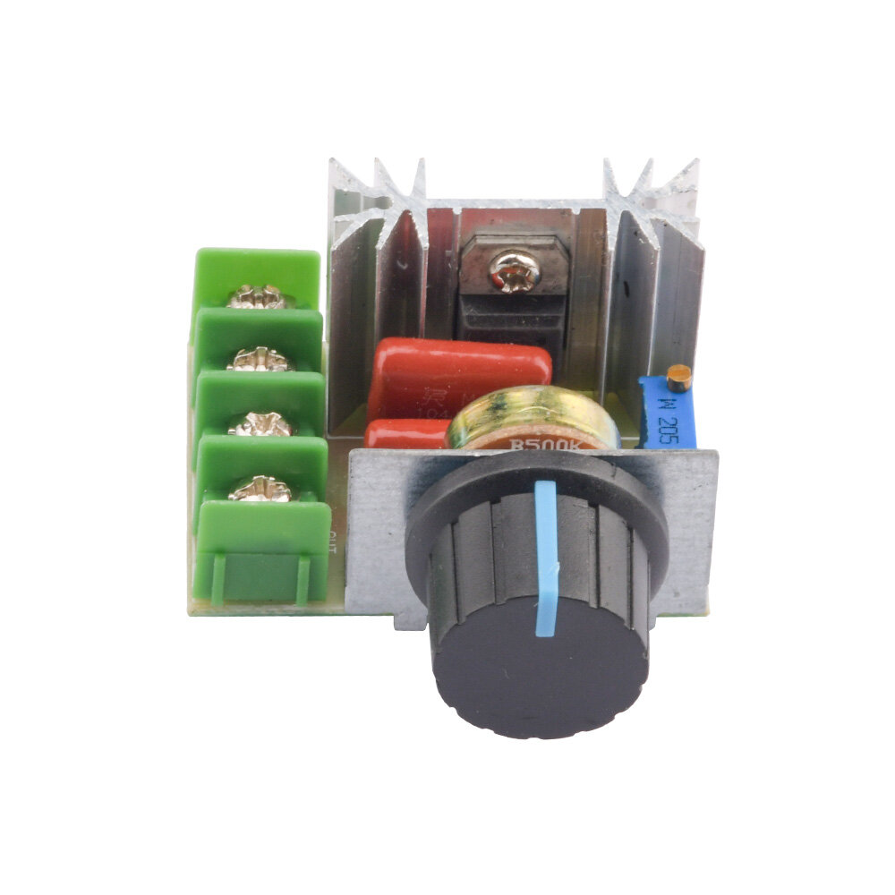 SeasBoat AC 50-220V 2000W SCR Electric Voltage Regulator Temperature Switch Motor Speed Controller Potentiometer Light Dimmer