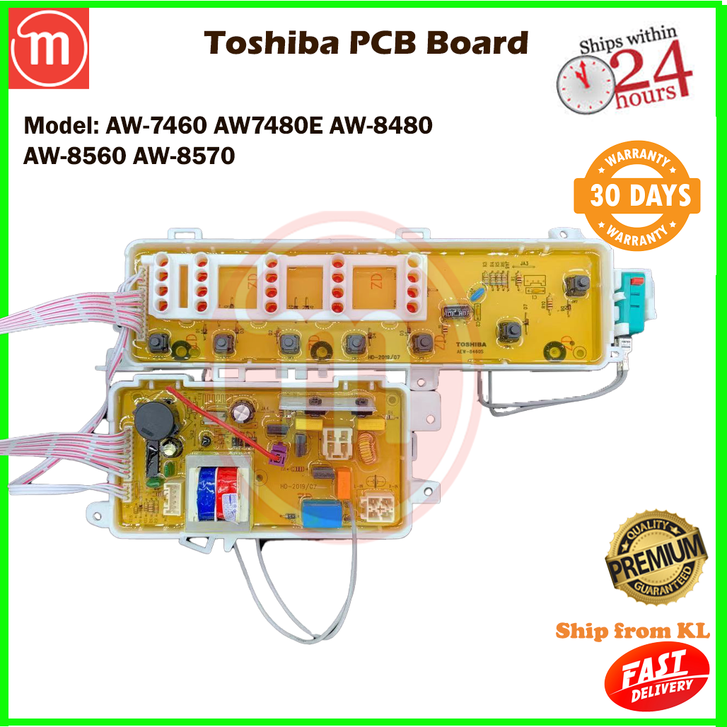 TOSHIBA WASHING MACHINE PCB BOARD AW-7460 AW7480E AW-8480 AW-8560 