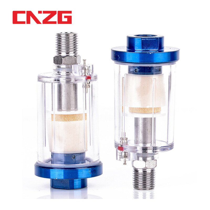 Bộ Tách Dầu Nước 1/4 ''Máy Phun Máy Nén Bộ Lọc Ống Khí Nội Tuyến Phụ Tùng Dụng Cụ Khí Nén