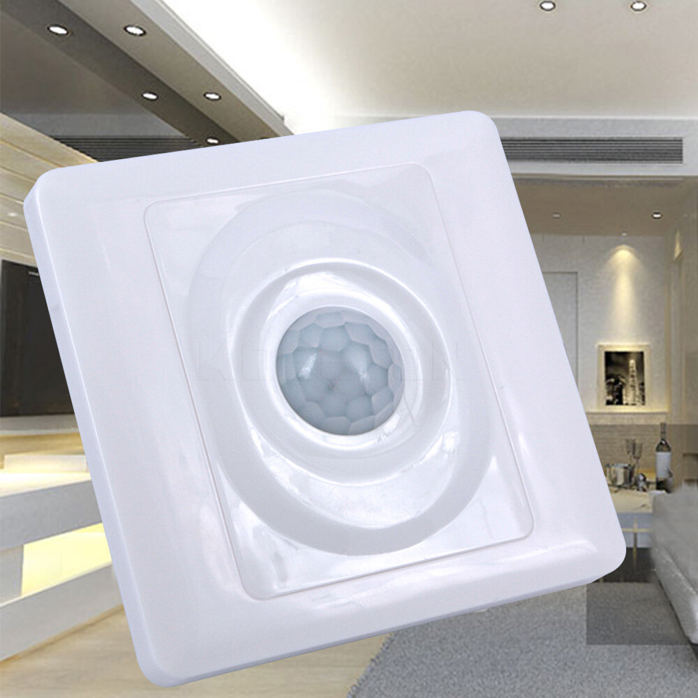 Kebidumei PIR Infrared Body Motion Sensor Auto Wall Mount Control Automatic Module Light On-Off Switch Induction Smart Delay Sensing Switch