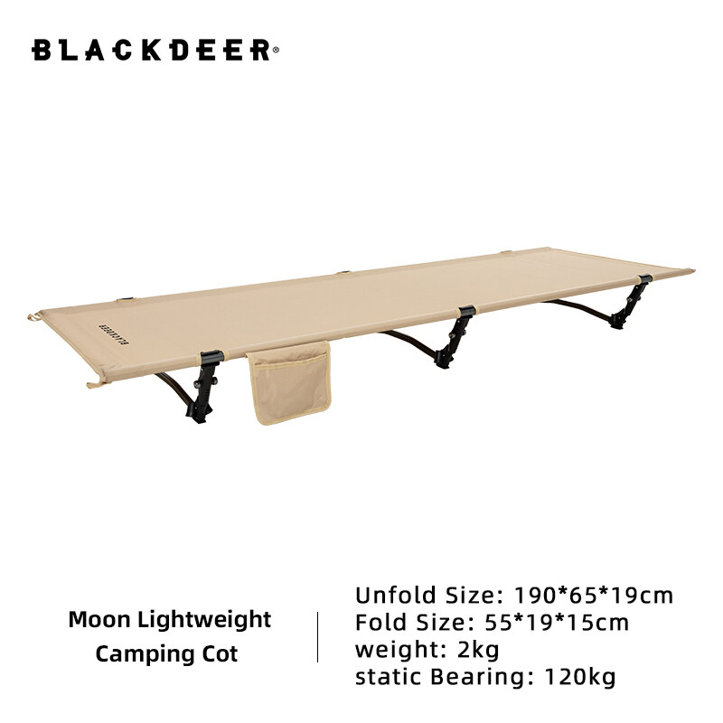 BLACKDEER Outdoor Folding Sleeping Bed Compact Aluminum Alloy Camping