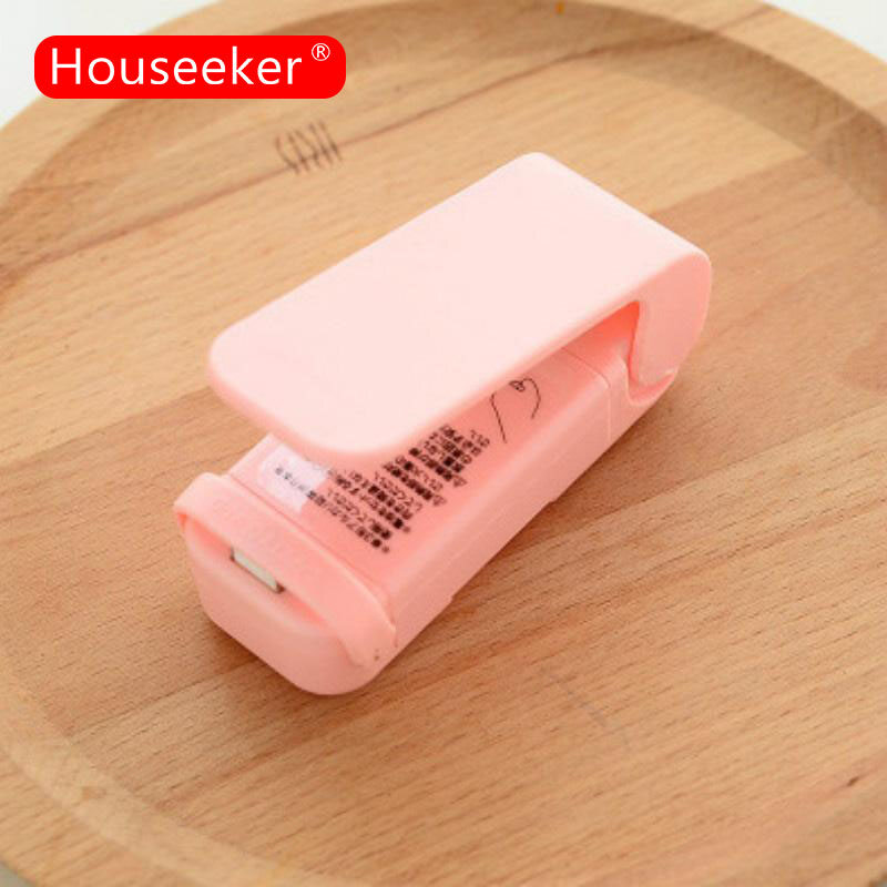 Food Vacuum Sealer Household Seal Packing Bag Clips Portable  Handheld Electric Heat Sealing Machine Impulse Sealer for Kitchen Organizer