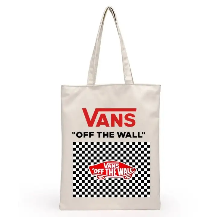 vans off the wall tote bag