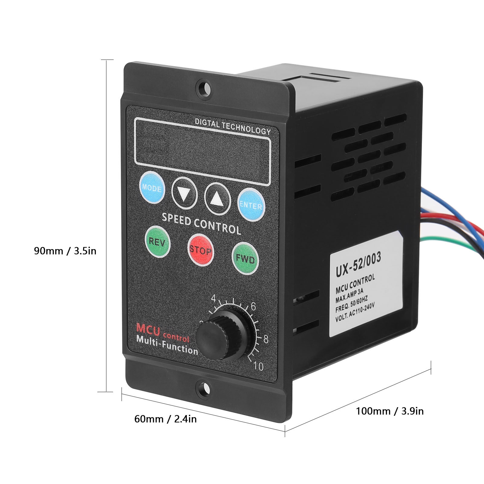 KKmoon 400W AC220V Multifunctional Motor Speed Controller Motorspeed Regulator Controller Display Rate Target Value Settable