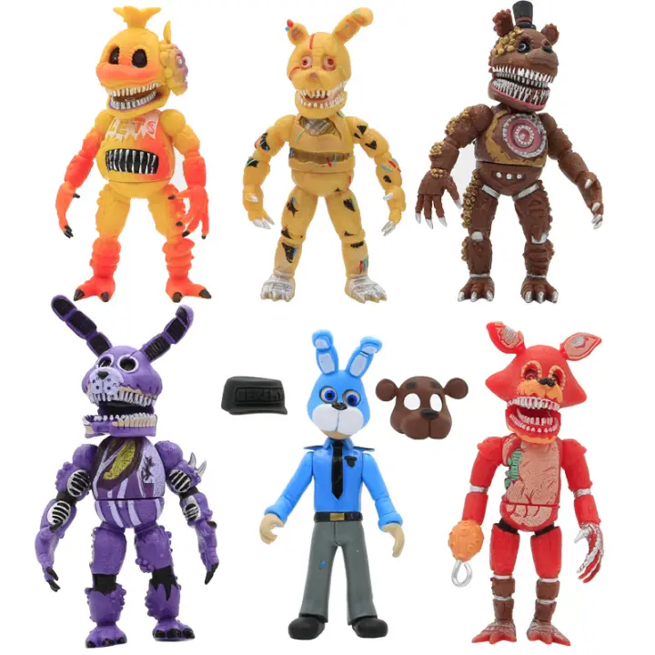 2020 New 6pcs/set 20cm FNAF Five Nights 