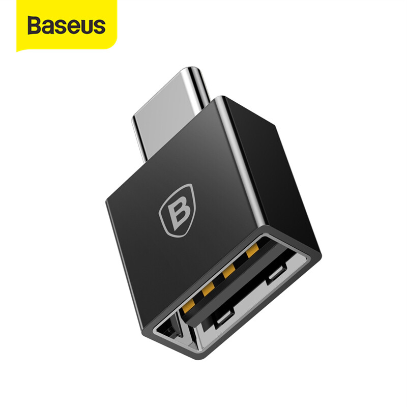 Baseus loại c nam để usb đầu cái bộ chuyển đổi cáp chuyển đổi cho usb c để usb đầu cắm bộ sạc đầu chuyển đổi otg