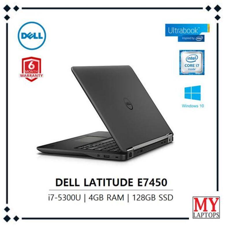 Dell Latitude E7450 I7 5th Gen 4gb Ram Ddr3 128gb Ssd Ultrabook Refurbished 6 Months Warranty