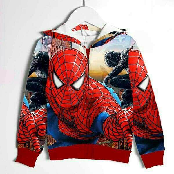 Spiderman Jacket Sweater Kids By Www.raisyababykidscollections.com