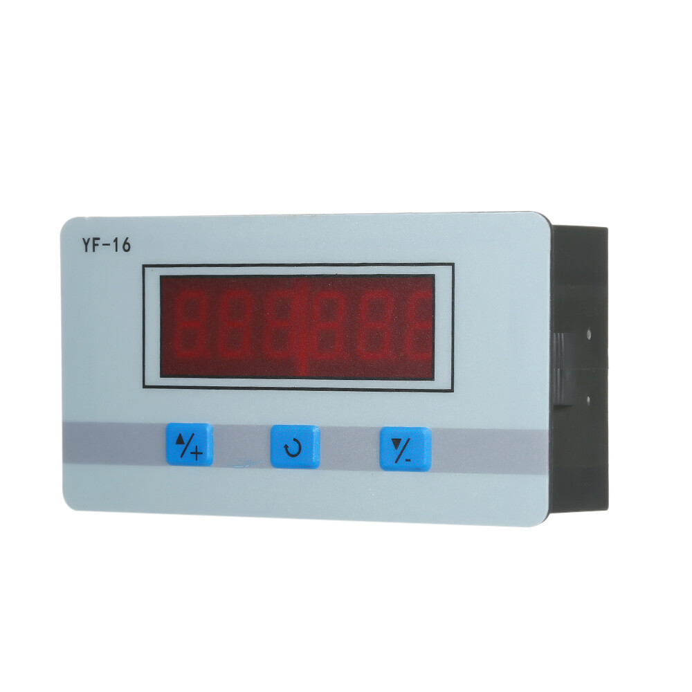 Smart Sensor Mini LED Digital Counter Module DC/AC5V~24V Electronic Totalizer with NPN and PNP Signal Interface 1~999999 Times Counting Range