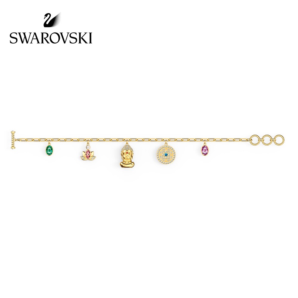 Swarovski SYMBOL Mysterious Element Buddha Statue Female Bracelet