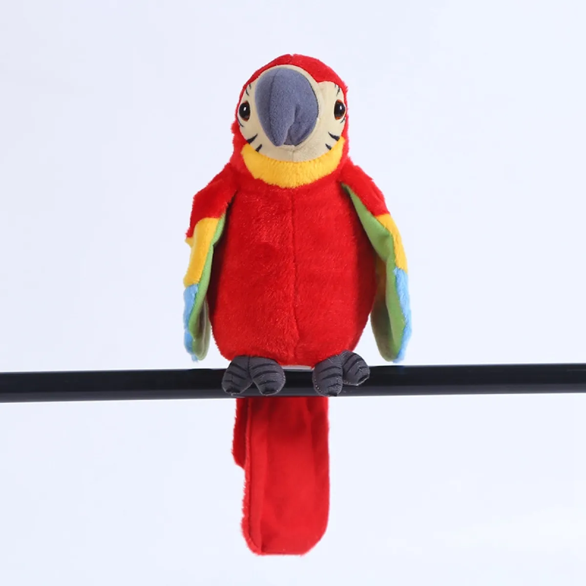 talking stuffed parrot