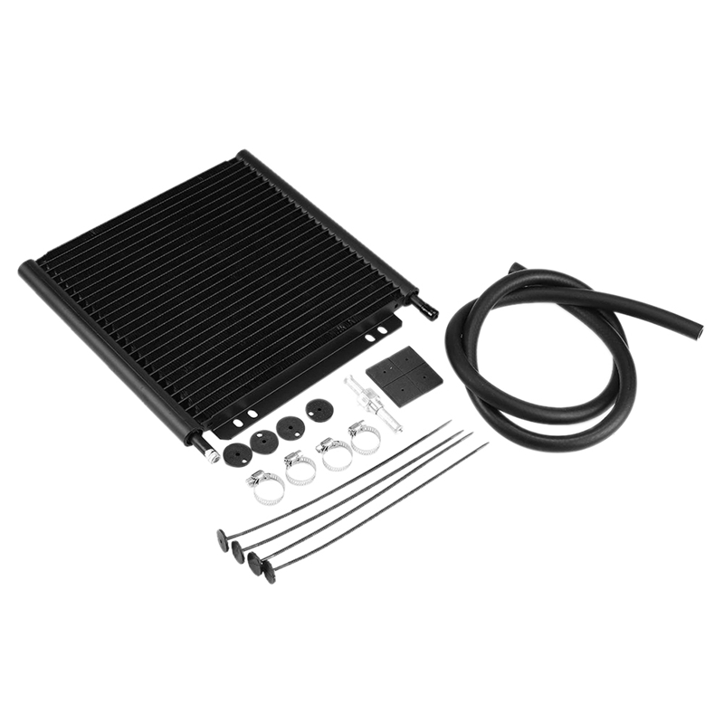 Colier Radiator 25 Row Universal Oil Cooler Aluminum Transmission Oil Cooler Automatic ...