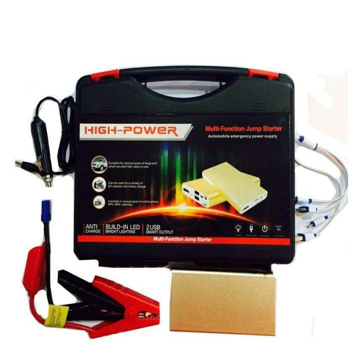 HighPower 10000mAh MultiFunction Portable Jump Starter Power Bank
