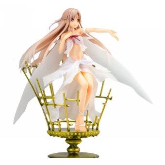 22CM Anime Sword Art Online Fairy Dance Asuna 1/8 Complete PVC Figure Collectible Toy C0A280 Multicolor 22CM Anime Sword Art Online Fairy Dance Asuna 1/8 Complete PVC Figure Collectible Toy C0A280 Multicolor