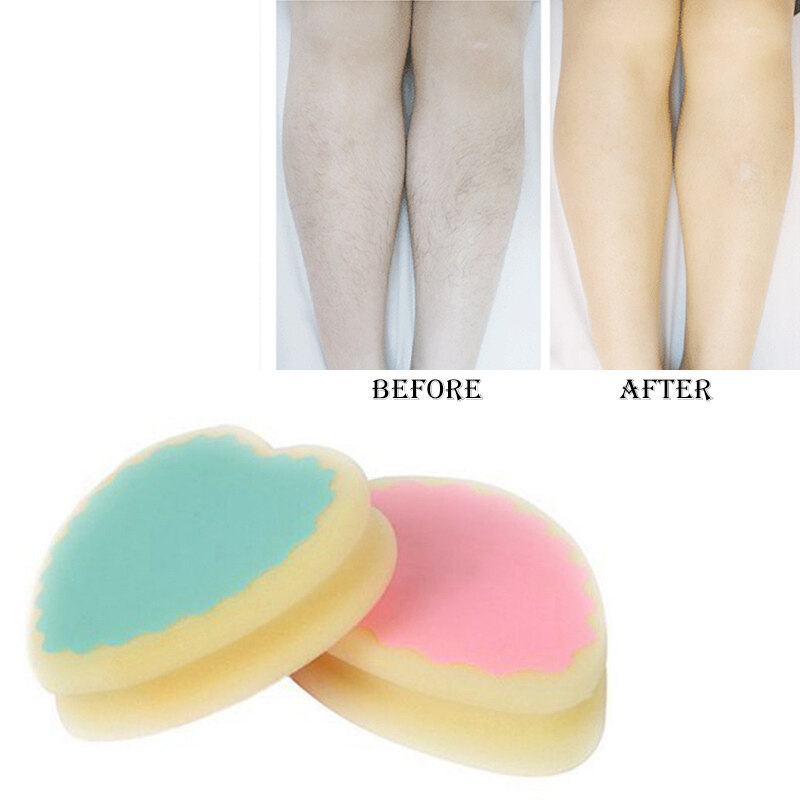 Magic Painless Hair Removal Depilation Sponge Pad save way to remove hair - intl