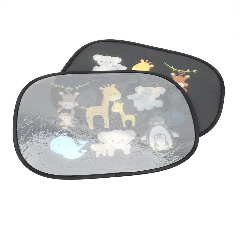 2PCS Windscreen Cover Auto Sun Shades Protector Windshield Shade Car Curtain Side Window Screen Sunshades Car-styling