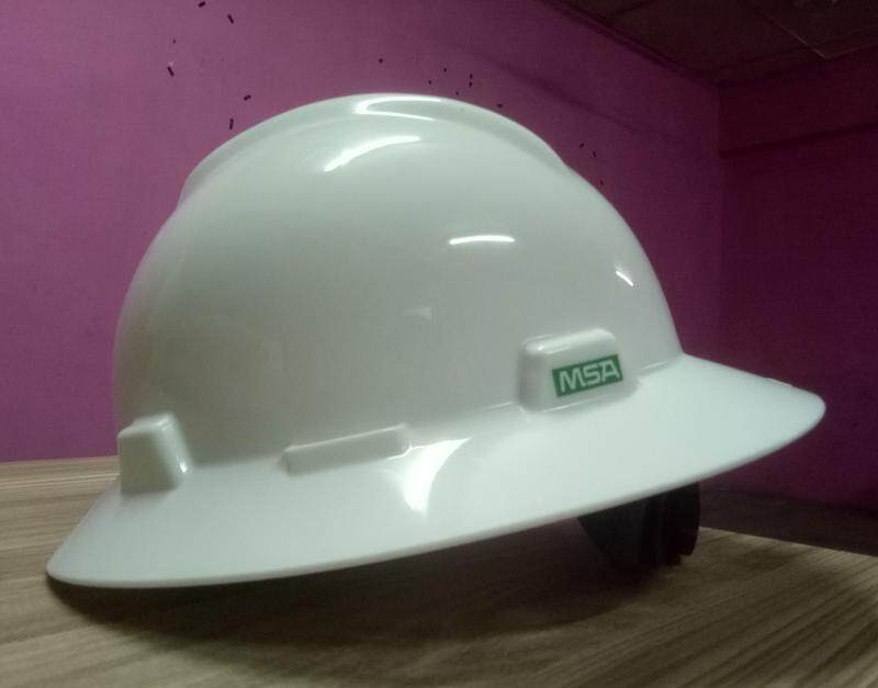 MSA Safety Helmet - Full Brim White
