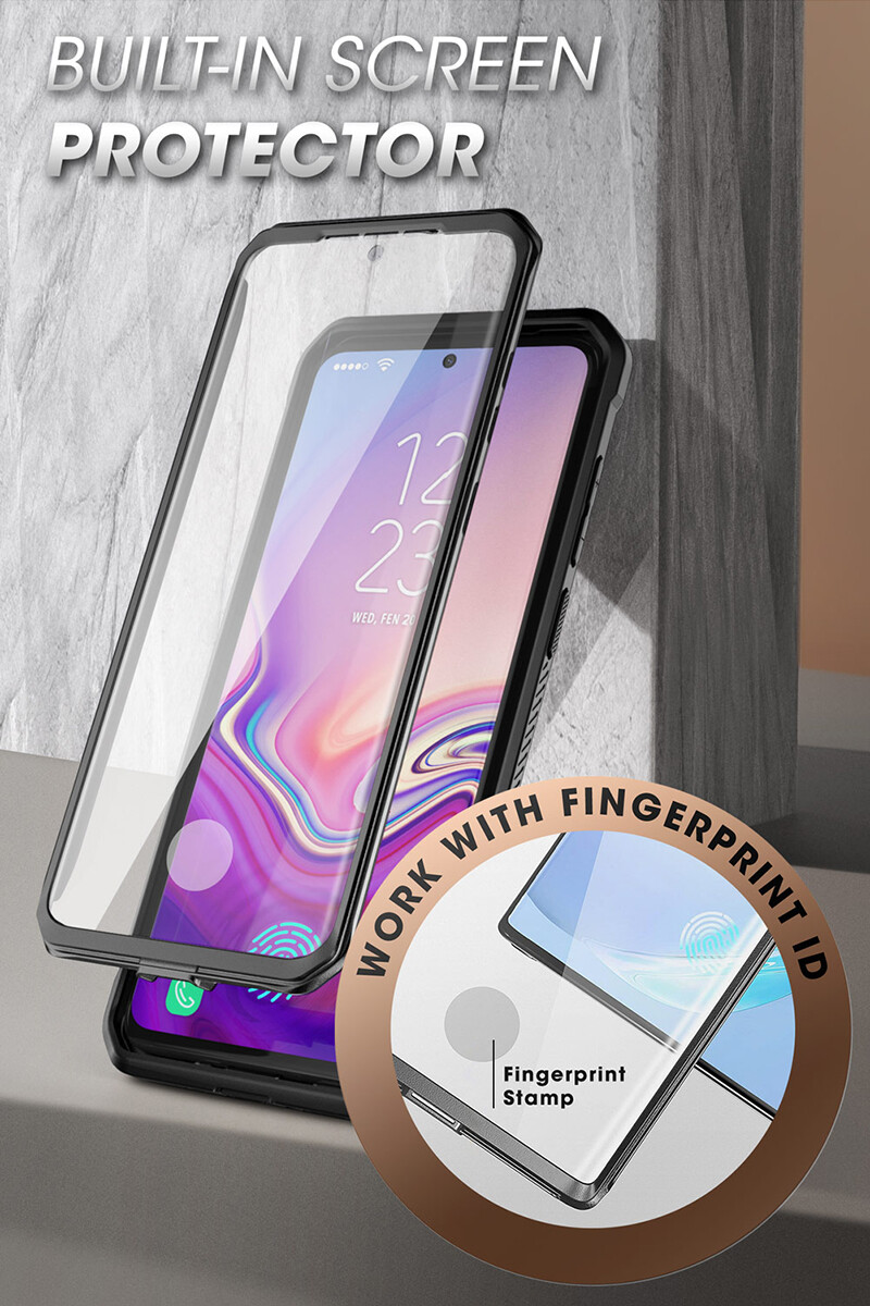 SUPCASE UB Pro Cho Ốp Lưng Samsung Galaxy S20 Ultra 5G (Bản Phát Hành 2020) Miếng Bảo Vệ Màn Hình Tích Hợp Với Vỏ Bọc Chắc Chắn & Chân Đế Toàn Thân