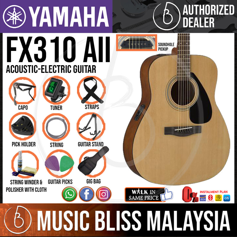 Yamaha FX310A II Acoustic-Electric Guitar with Pickup - Natural (FX310AII) Malaysia