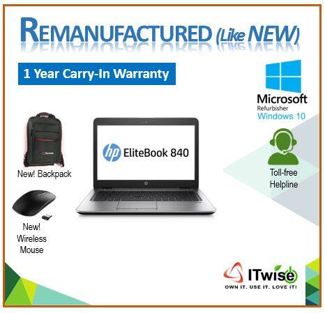 REMANUFACTURED HP ELITEBOOK 840 G1 4310U CI5 2.0 (NOT REFURBISHED - ITWISE) Malaysia