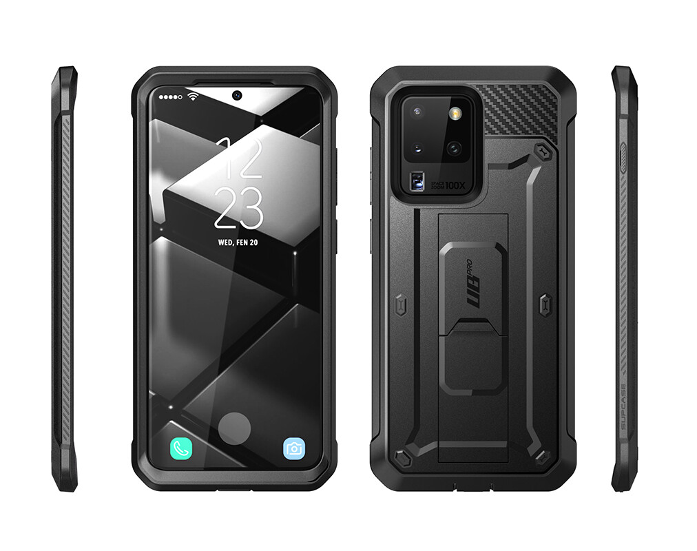 SUPCASE UB Pro Cho Ốp Lưng Samsung Galaxy S20 Ultra 5G (Bản Phát Hành 2020) Miếng Bảo Vệ Màn Hình Tích Hợp Với Vỏ Bọc Chắc Chắn & Chân Đế Toàn Thân