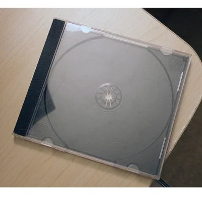 CD/VCD/DVD Single 1 Disc Jewel Case Casing~Black