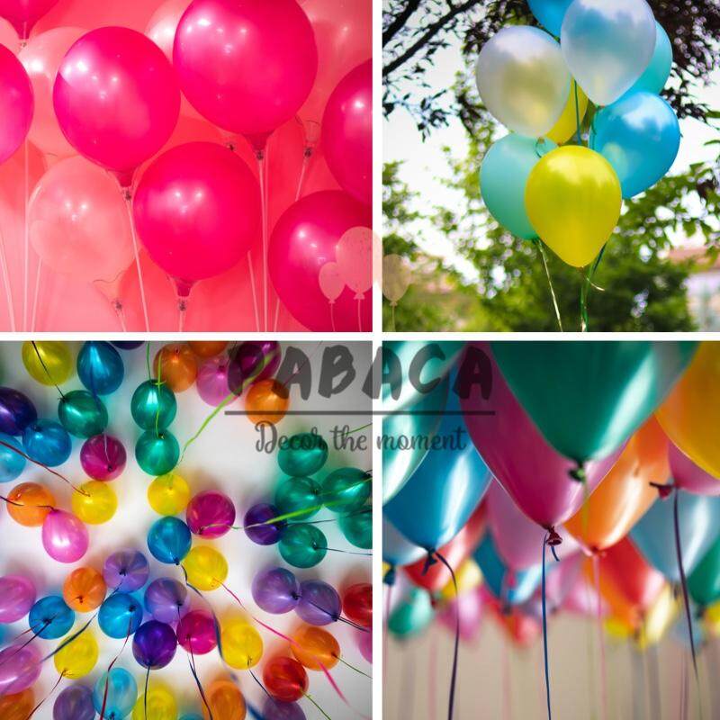 50Pcs x Balloons Latex Metallic Shiny Thicken Balloon for Birthday Party Wedding