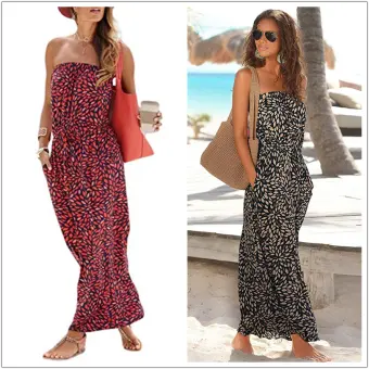 tube top dress plus size